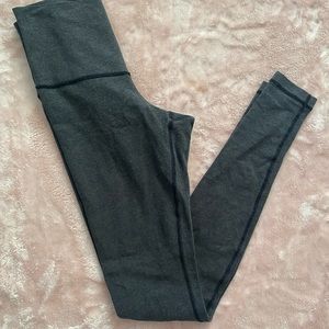 Lululemon grey high rise leggings size 4